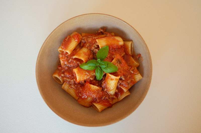Rigatoni al ragù